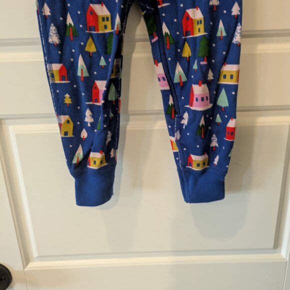 Hanna Andersson Holiday Christmas Long John Pajama Set 3T - Picture 6 of 9